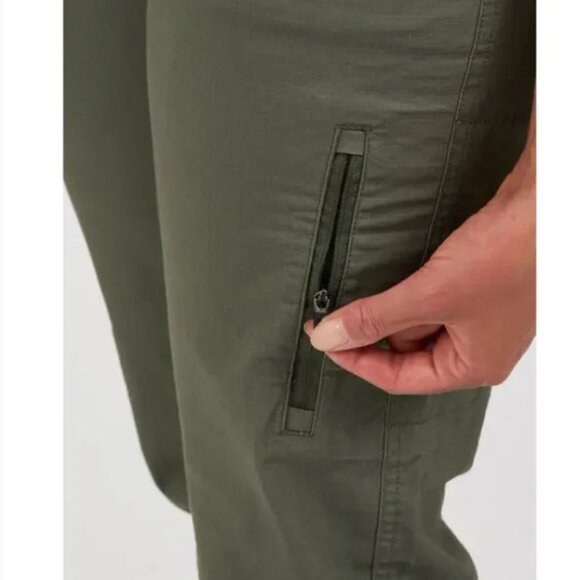 Vuori Womens Ripstop Pant Army Green Size M - Picture 3 of 8